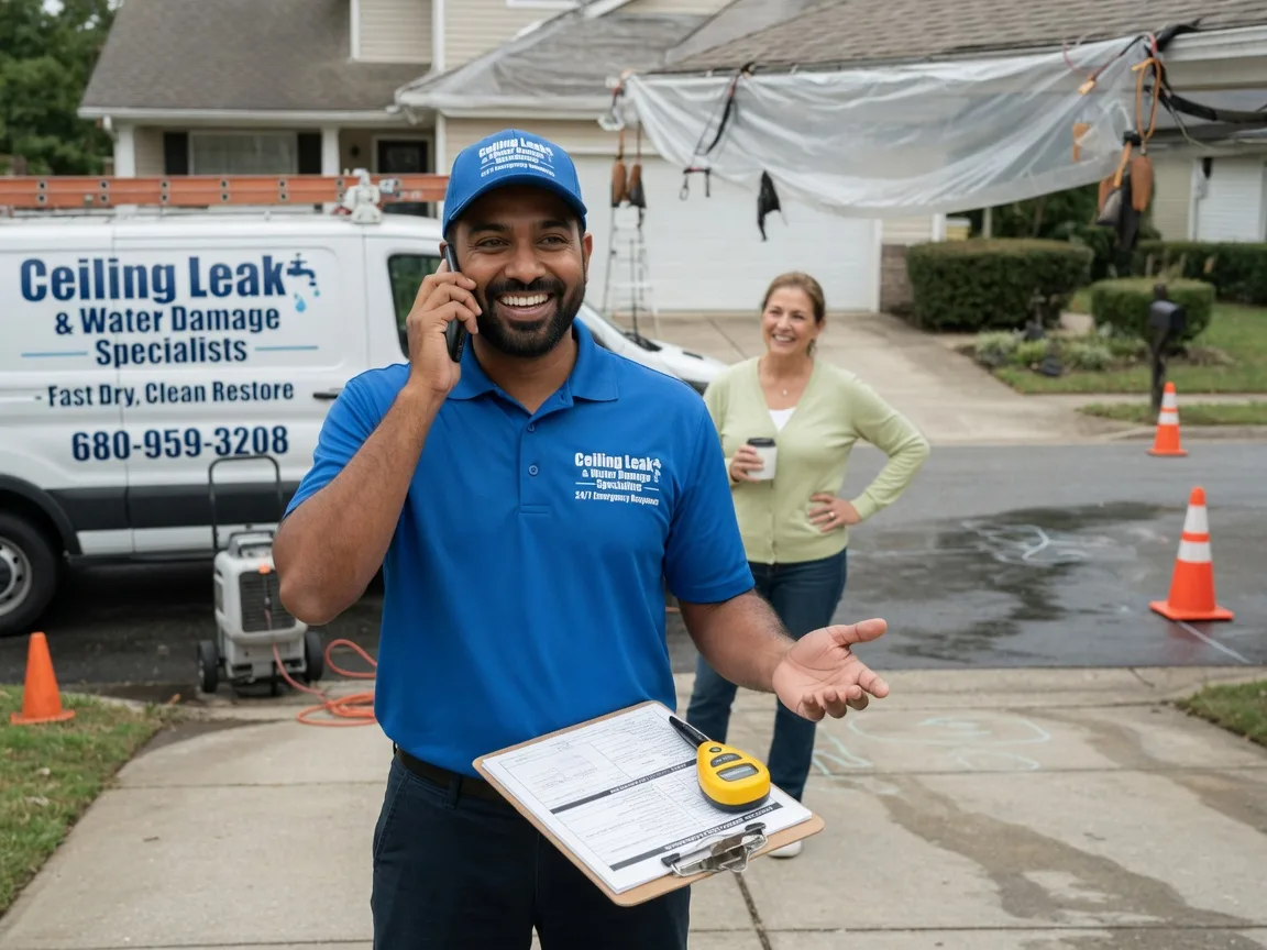 Ceiling Leak Cleanup Ocean Springs, MS FAQs